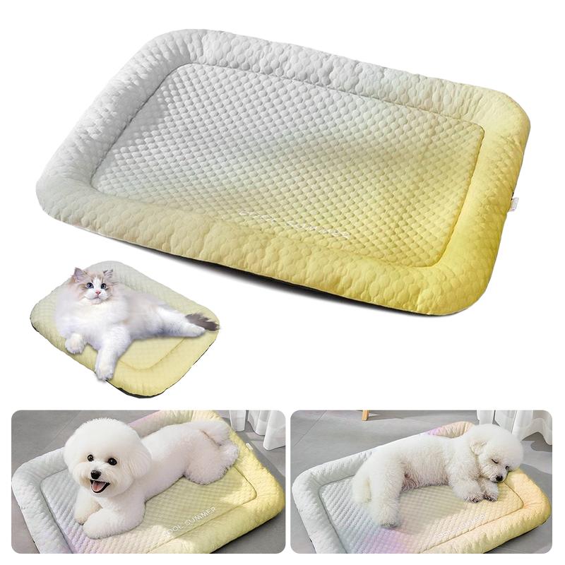 🔥 NUR HEUTE: €15,99!! ❄ Pawchill™ Kühlmatte für Hunde & Katzen 🐾  Ice-Silk – natürlich kühl, atmungsaktiv & waschbar 🌿  Für Zuhause, Sofa & Auto • Mehrere Größen • Farbverlauf ☀️🐶🐱
