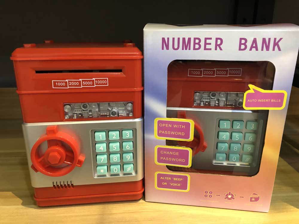 Mini-Geldautomat Elektronischer PIN-Automat für Ein- und Auszahlungen