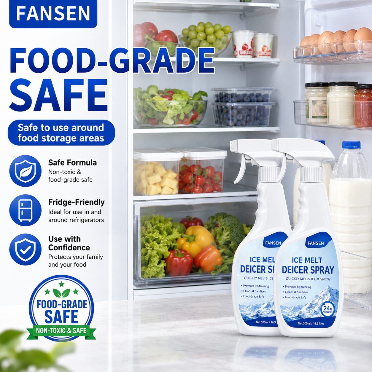 🧊Sommer-Sonderangebot 🎁 Sprühmittel zum Abtauen des Kühlschranks – 50 % Rabatt!