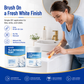 🚿 Alte Fliesen? Vergilbtes Waschbecken? – Weiße Fliesen-Renovierungsfarbe – wasserdicht & fleckenblockierend – DIY-Beschichtung für Fliesen, Waschbecken & Toiletten – einfach streichen & wie neu ✨