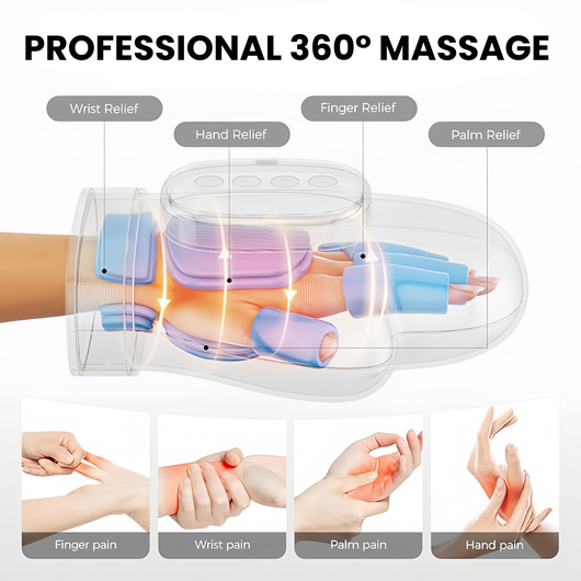 🎃Halloween-Angebot: 50 % Rabatt!🔥Akku-betriebenes beheizbares Handmassagegerät mit Luftkompression – Ihr Hand-Spa für zu Hause