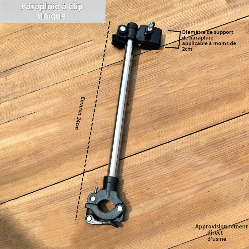 Abnehmbarer Fahrradschirmhalter