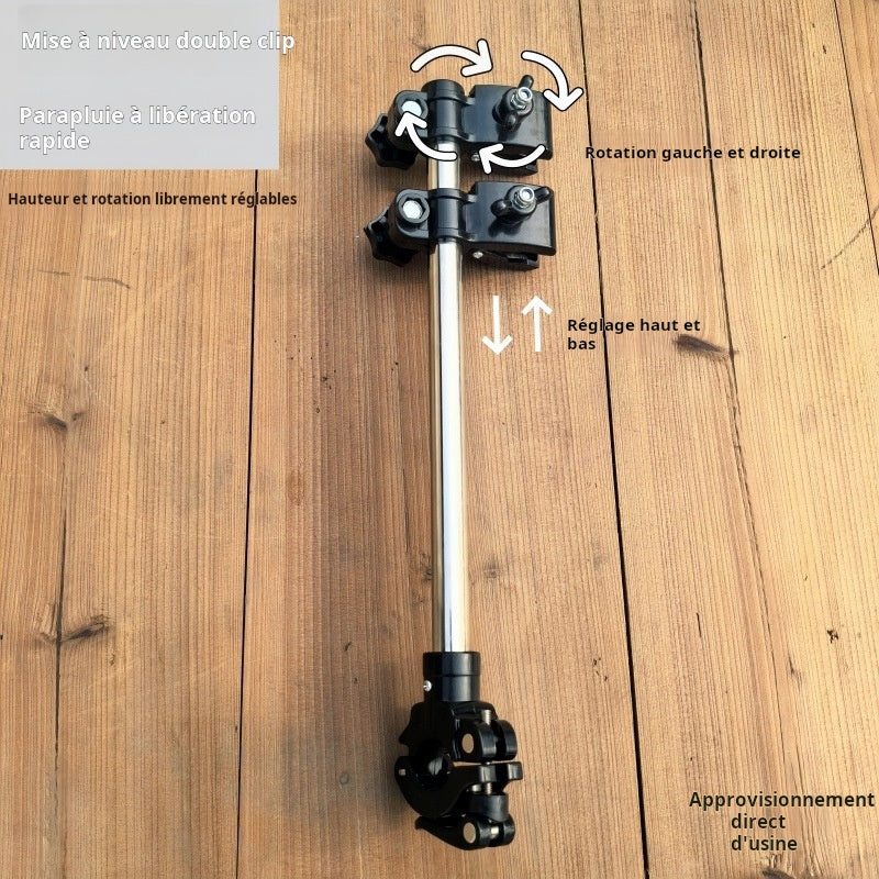 Abnehmbarer Fahrradschirmhalter