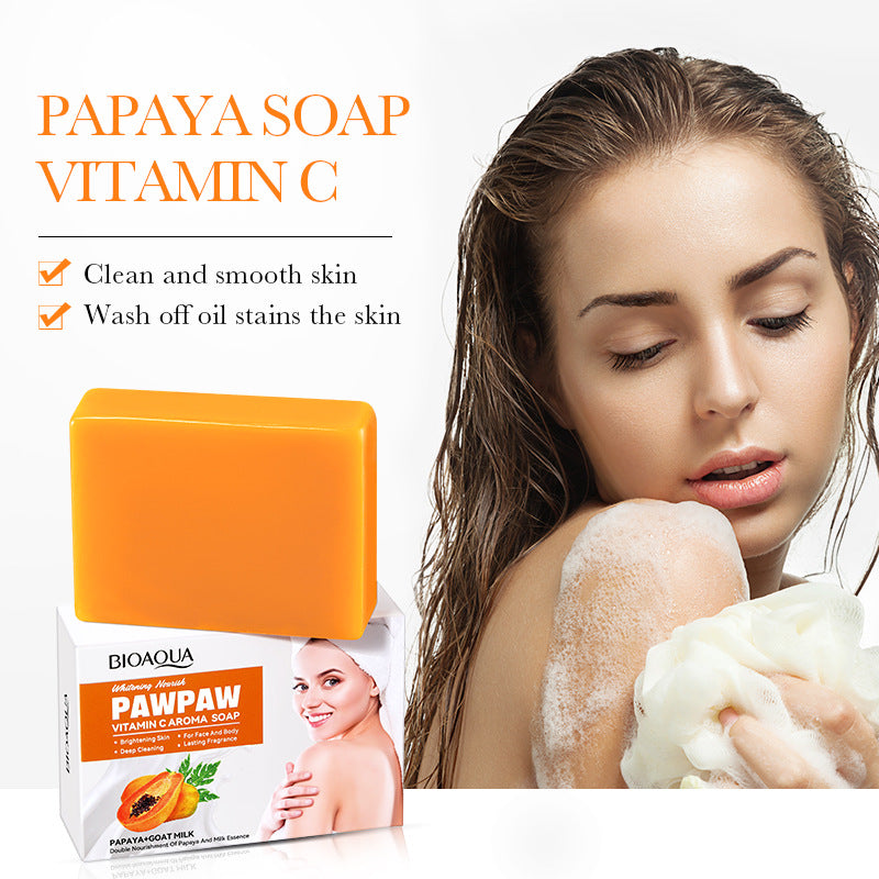 Vitamin C Papaya Ziegenmilch Handgemachte Seife