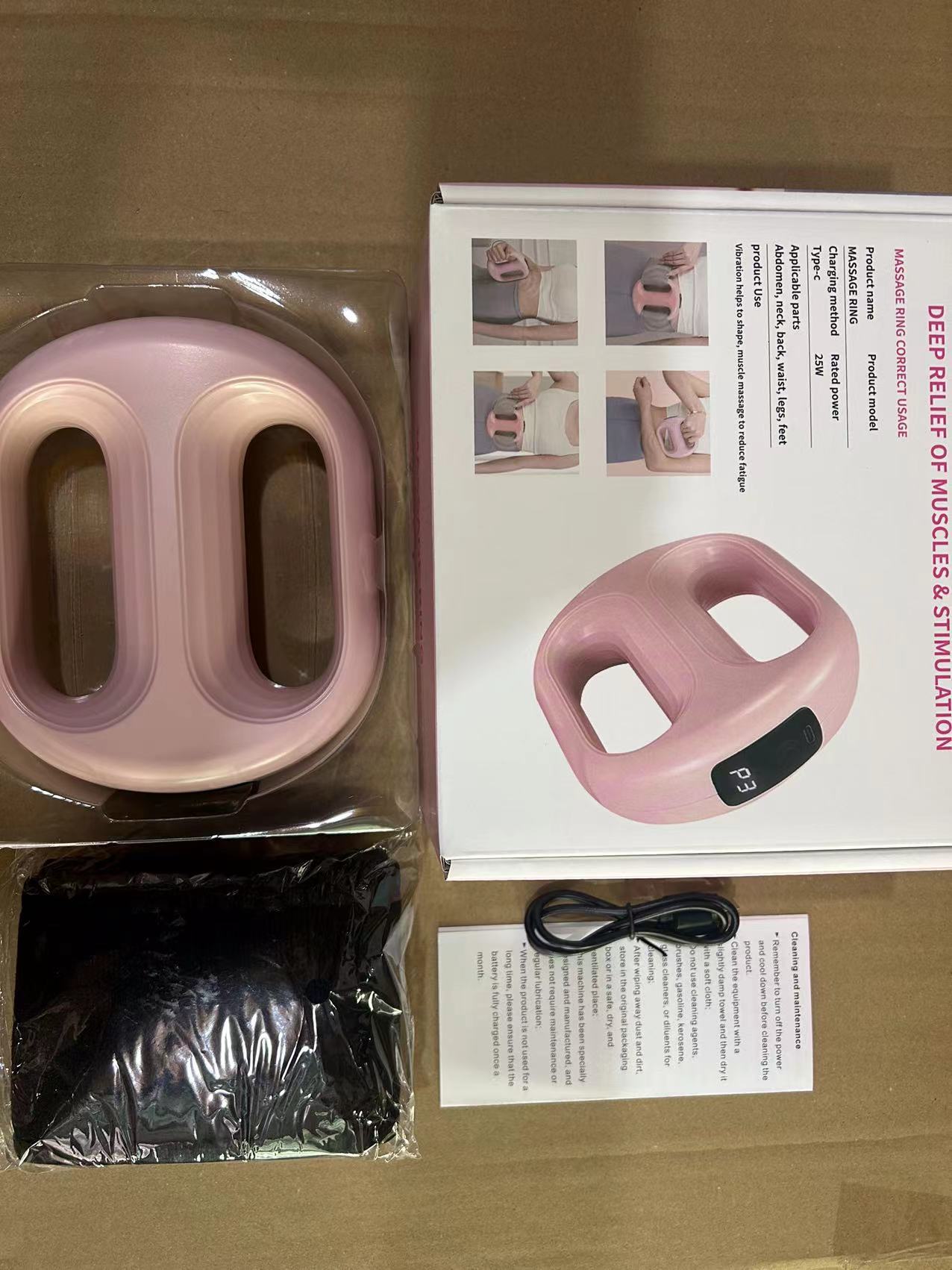 Multifunktionaler Vibrationsmassage-Faszienring