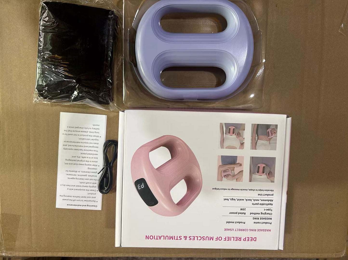 Multifunktionaler Vibrationsmassage-Faszienring