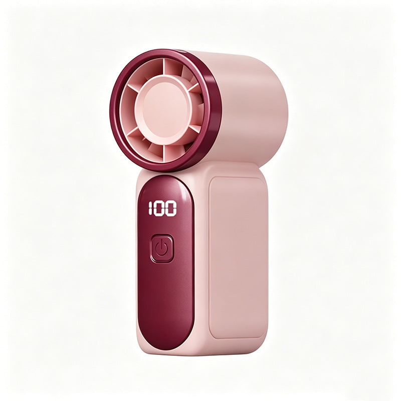 🌀Nur 15.99€ diesen Sommer!!!💨Mini-Handventilator mit LED-Anzeige –👍5-stufiger Turbo-Ventilator im Taschenformat.✨Über USB aufladbar, schnelle Kühlung für Reisen und beim Schminken. Das perfekte Geschenk.  Tragbare Kühlung