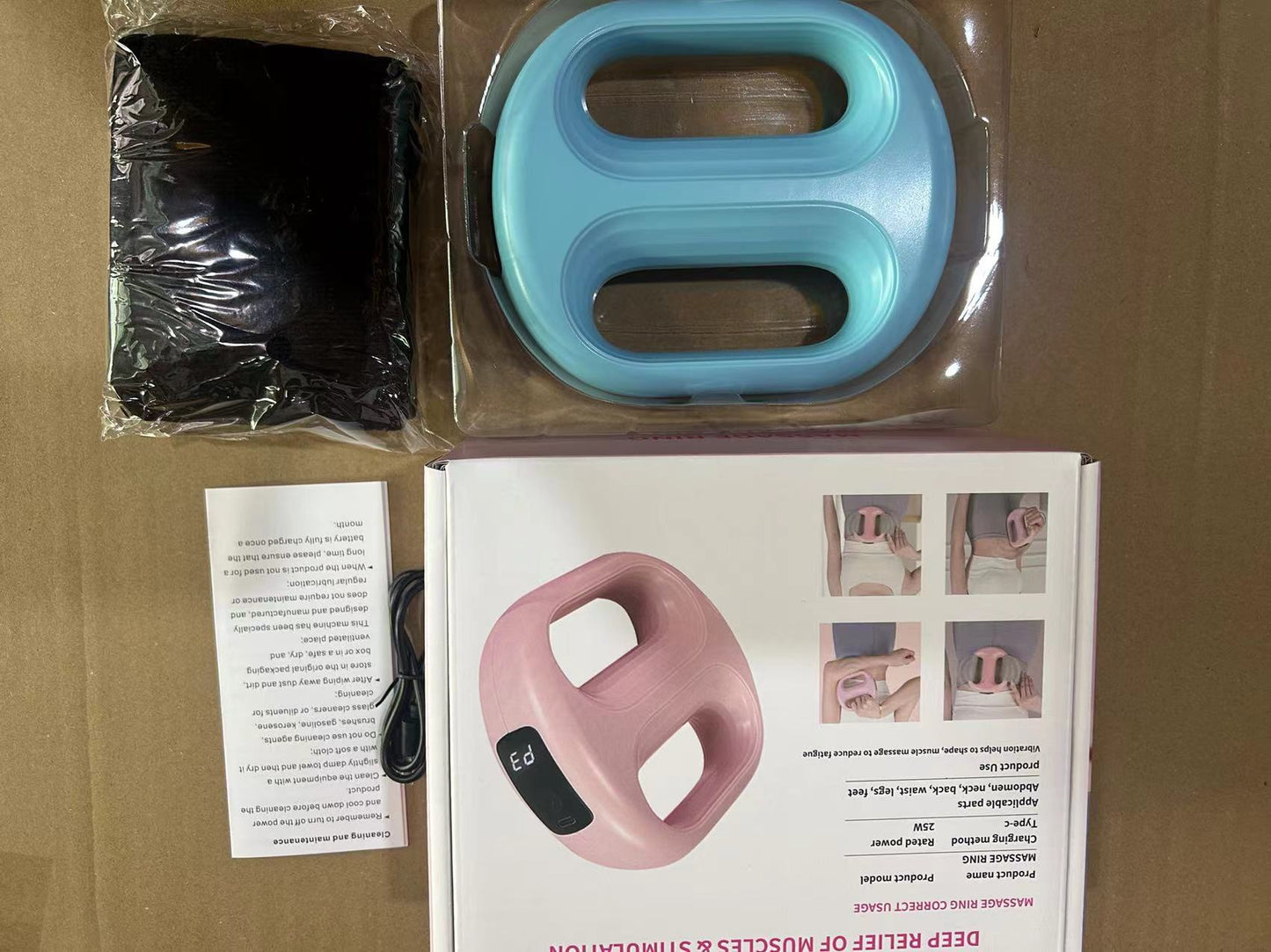 Multifunktionaler Vibrationsmassage-Faszienring