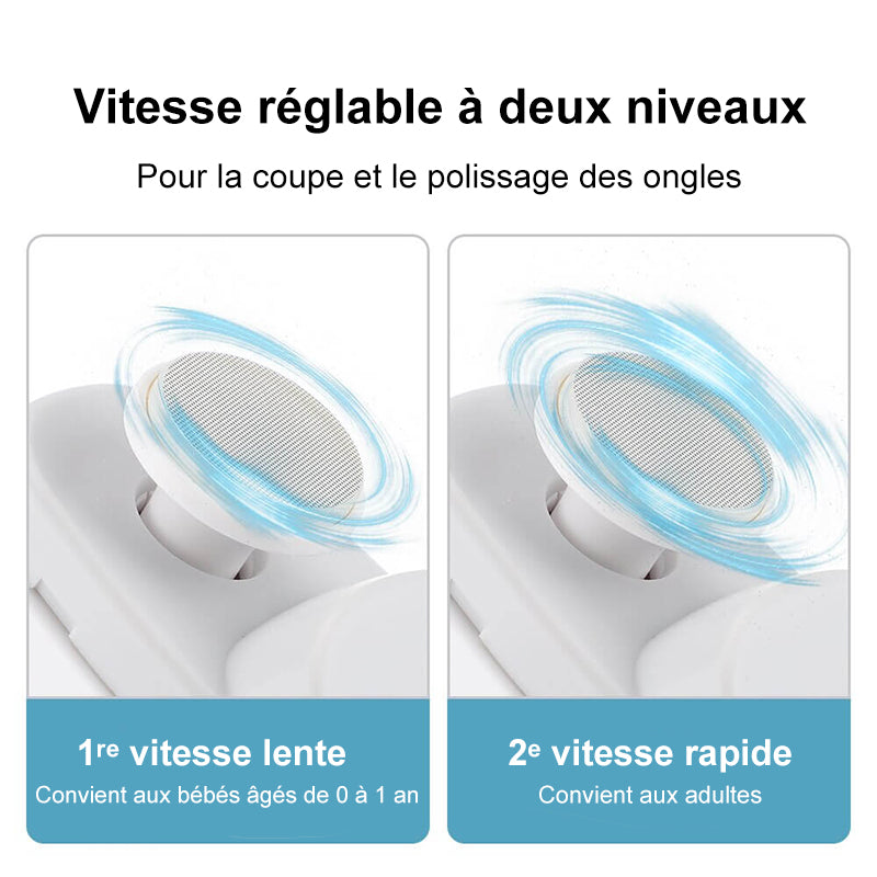 ✨2-in-1 Elektrischer Nagelknipser & Polierer💅 Superleicht & mühelos
