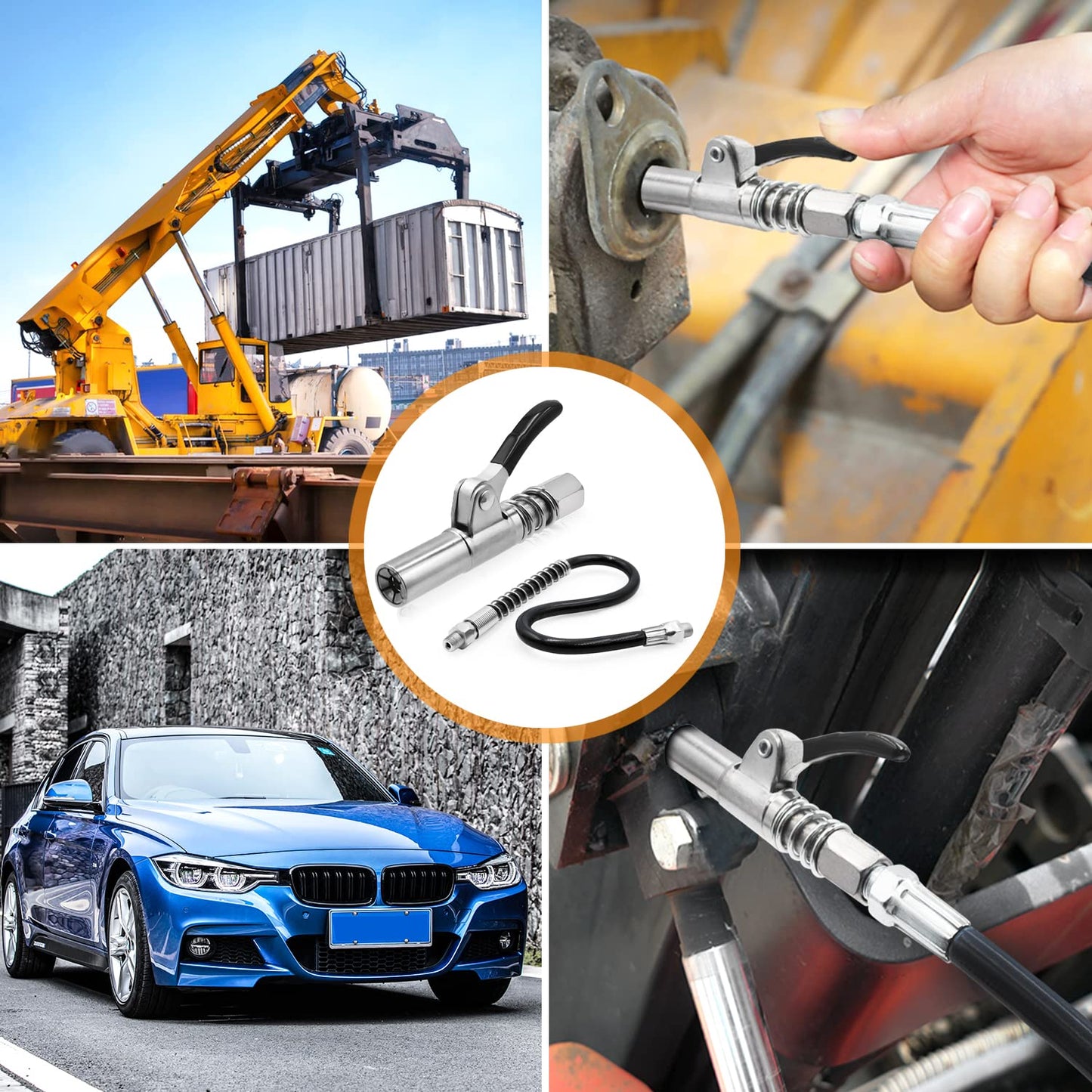 50% Rabatt ⛽⛽ Starke Verriegelung bei Fettkupplungen mit Federflexschlauch