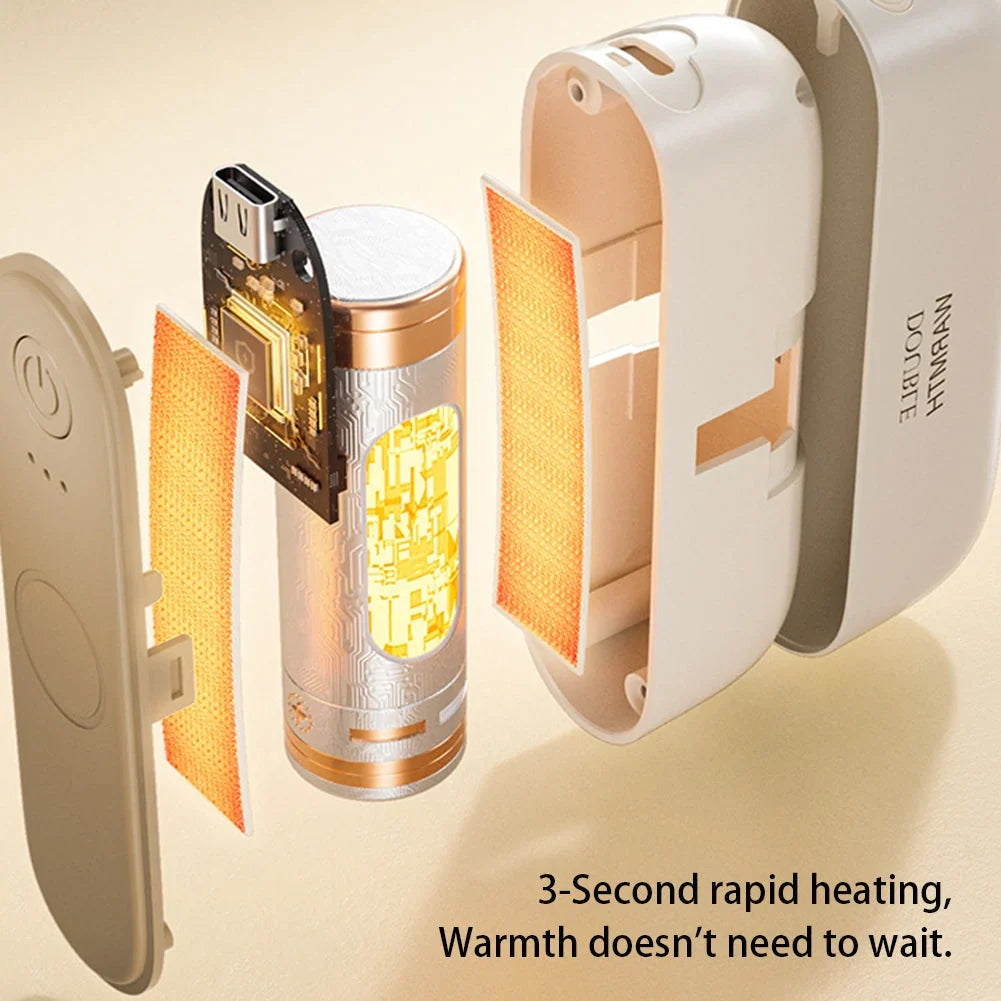 ⏳50 % Rabatt für begrenzte Zeit⏰ Neue wiederaufladbare 2-in-1-Magnet-Handwärmer🔥