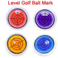 🔥Sommer-Hot-Sale 44% Rabatt🔥(Golftrainer) Golfball-Marker Runde Kappe Clip Mark mit Level Funktion