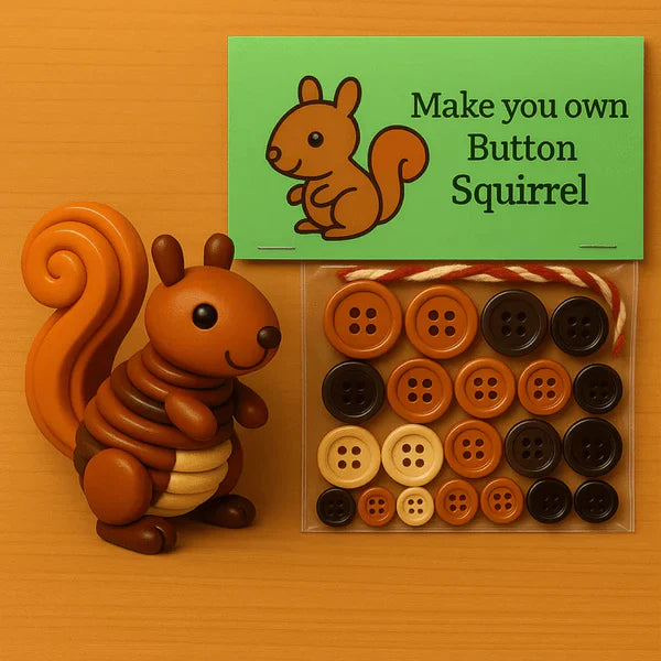 ⏰ Letzter Tag der Aktion: 50 % Rabatt ✨ Tierdekorationen zum Selbermachen mit Knöpfen