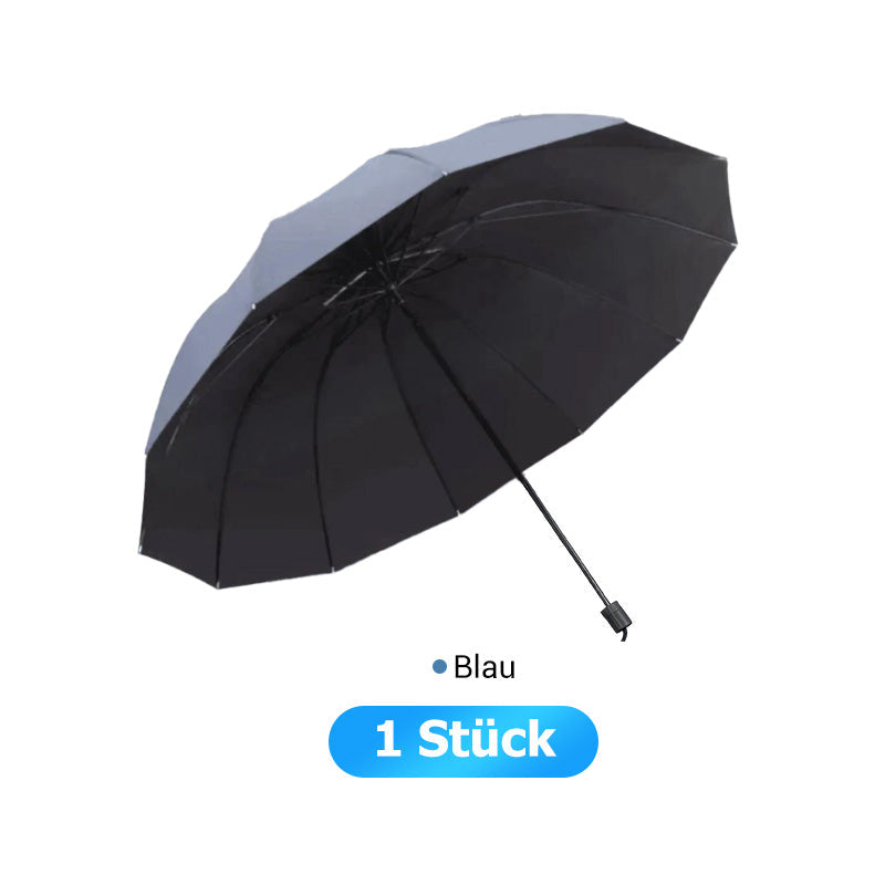 🌂55% Rabatt🔥Großer faltbarer Regenschirm mit 12 windfesten Speiche