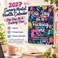 📅 Kalender 2027 mit Illustrationen