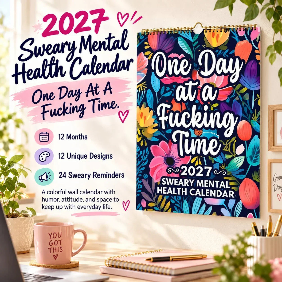 📅 Kalender 2027 mit Illustrationen
