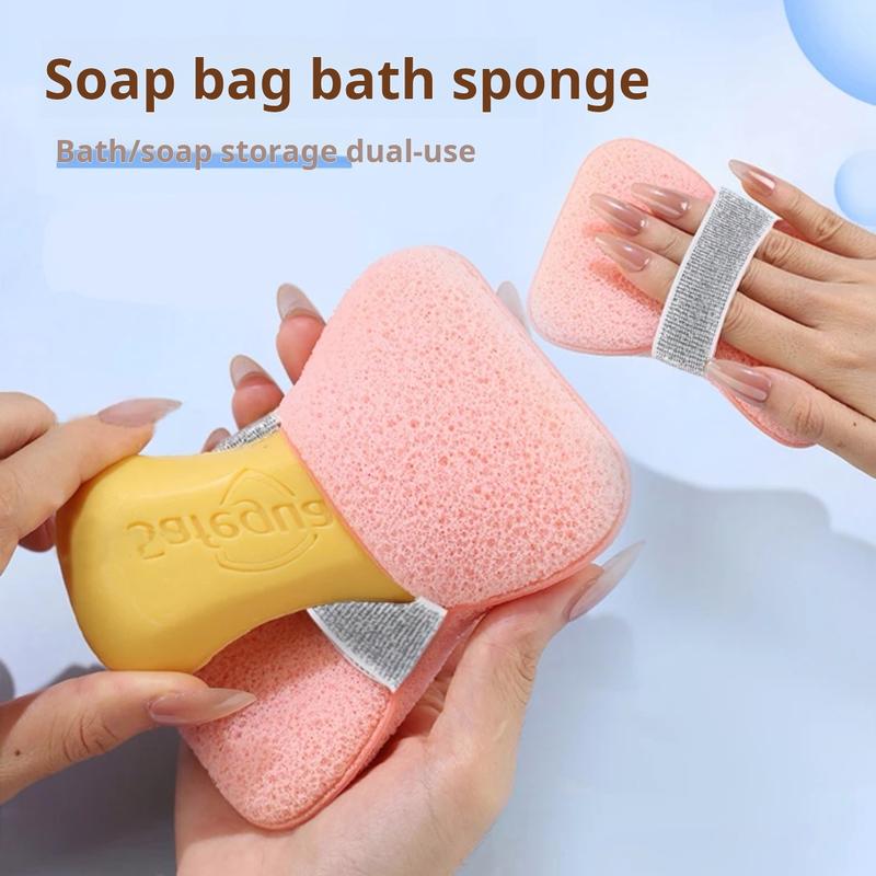 🌞Sommerschlussverkauf: 50 % Rabatt🔥🧼Doppelseitige Schaumstofftasche für das Badezimmer🧽