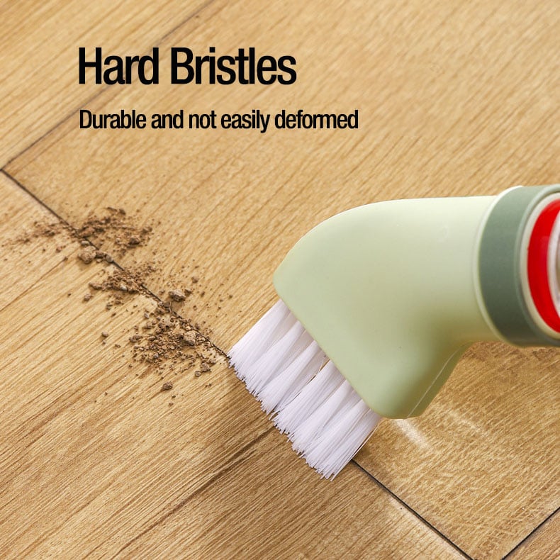 Multifunktionale Fugenbürste mit Anschluss für Mineralwasserflaschen