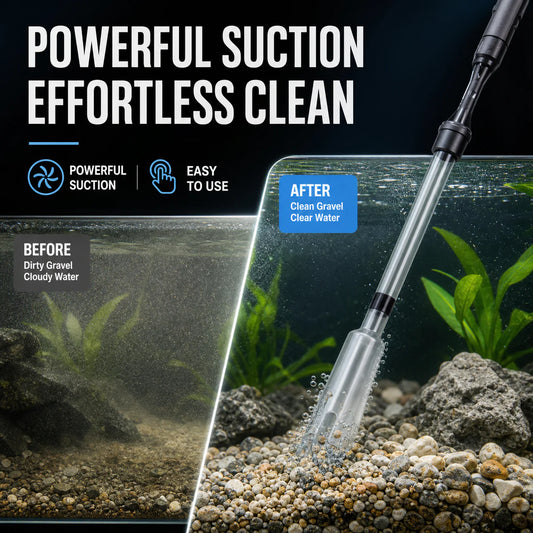 50 % Rabatt 🔥 Elektrischer Aquarienkiesreiniger