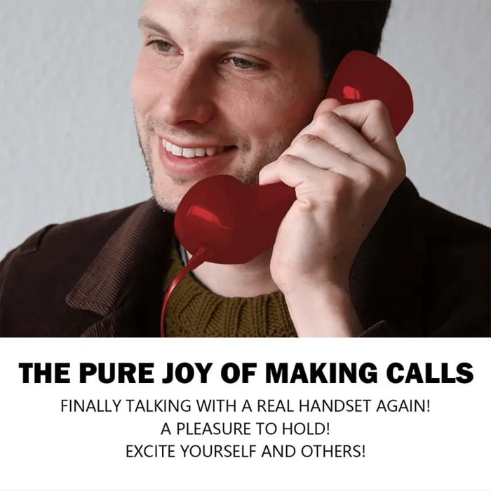 📢📢50% RABATT !!⏰Retro Telefon-Hörer – Einzigartiges Geschenk für besondere Anlässe ✨