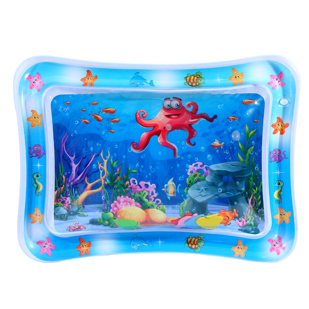 😻Wassermatte für Haustiere – interaktives Spielzeug mit schwimmenden Fischen + kühlende Sommermatte