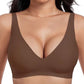 ⏳LETZTER TAG DES SALE 56 % RABATT💕Bequeme, nahtlose, kabellose Bralettes für Damen mit tiefem V-Ausschnitt für jeden Tag