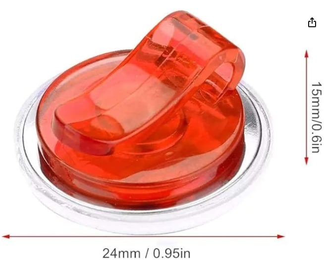 🔥Sommer-Hot-Sale 44% Rabatt🔥(Golftrainer) Golfball-Marker Runde Kappe Clip Mark mit Level Funktion