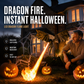 🐉 PROMO-BLITZ: 60% RABATT! 🔥 Drachenflammen-Dekoration – Seiden-PLA – Realistischer Flammeneffekt für Bücherregal & Halloween-Deko 🎃