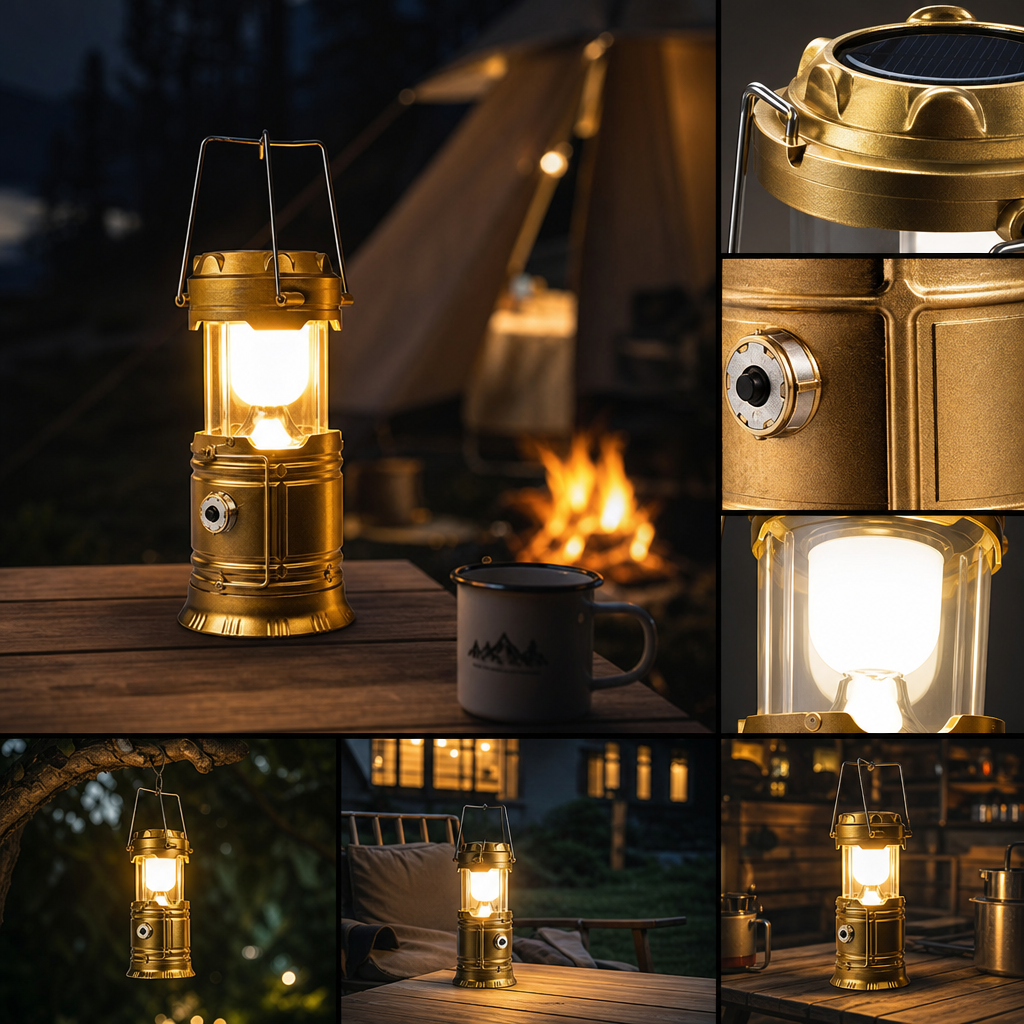 👍🔥46.000+ verkauft!⚡💡Wiederaufladbare LED-Solar-Laterne – Zusammenklappbar, magnetisch & perfekt als Notlicht bei Stromausfall