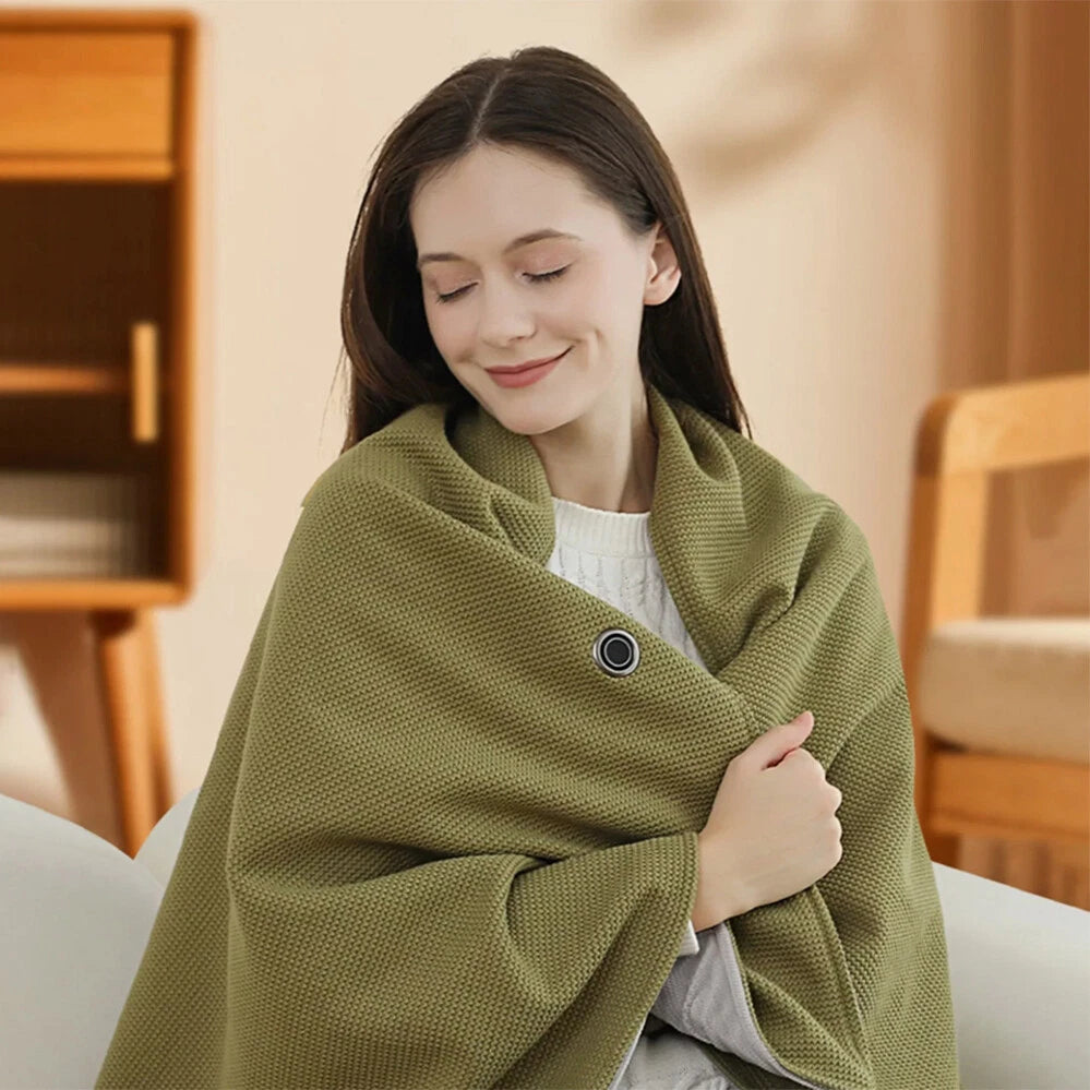 🔥 Weihnachtsangebot – 50 % Rabatt! ❄️ Den ganzen Winter über warm bleiben – tragbarer elektrisch beheizter Schal