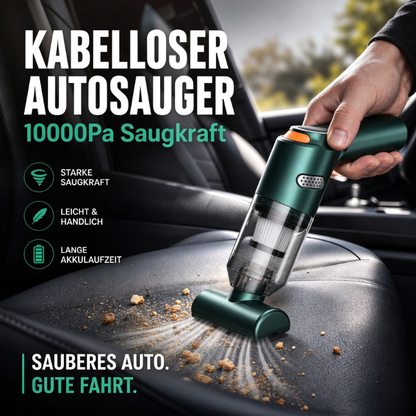 🔥🚗 Leistungsstarkes Akku-Staubsauger-Set für Autos – kabellos, kompakt & praktisch für die schnelle Fahrzeugreinigung ✨