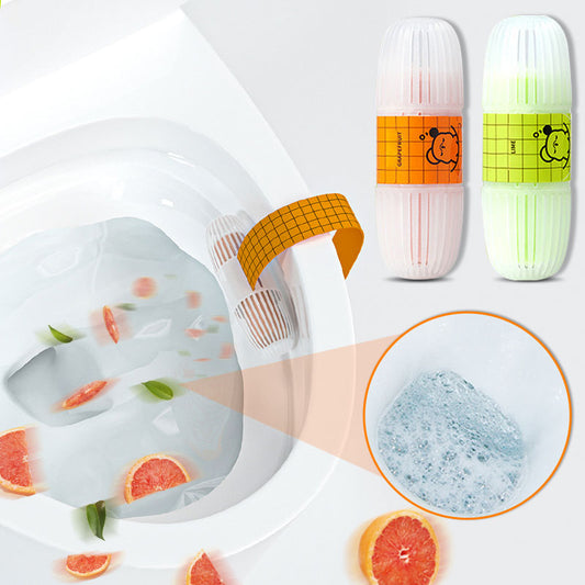 🤩👍 Lufterfrischer & geruchsneutralisierender Hänge-Deodorant für Toiletten mit automatischer Spülung