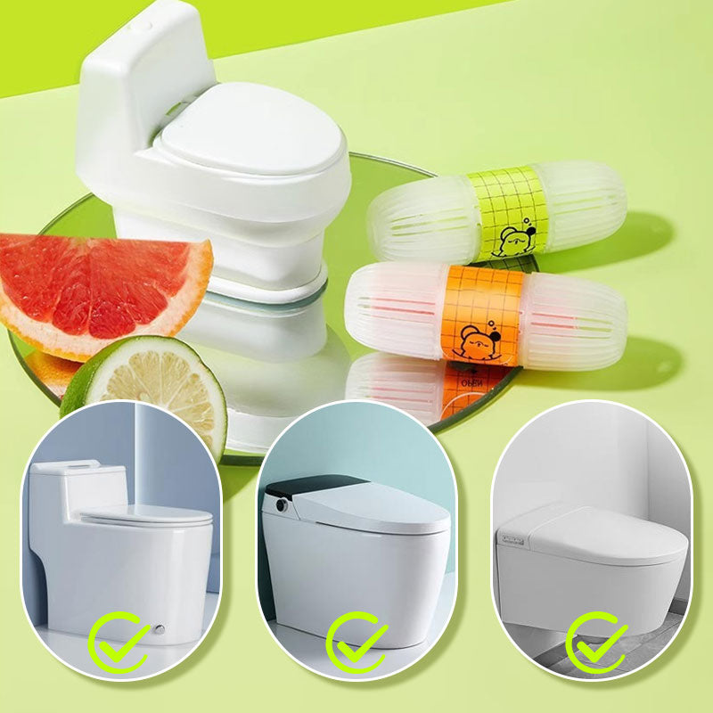 🤩👍 Lufterfrischer & geruchsneutralisierender Hänge-Deodorant für Toiletten mit automatischer Spülung