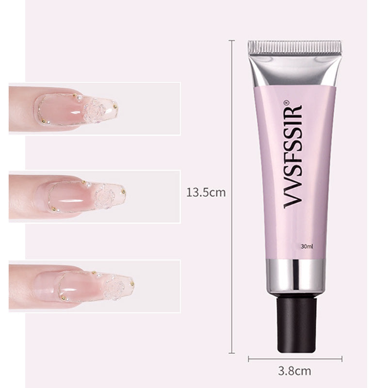 💅Magisches festes Nagelkleber-Gel 3 in 1 Set für Nageltips