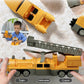 Magnetisches Transformation Technik Auto Zusammengebautes Spielzeug