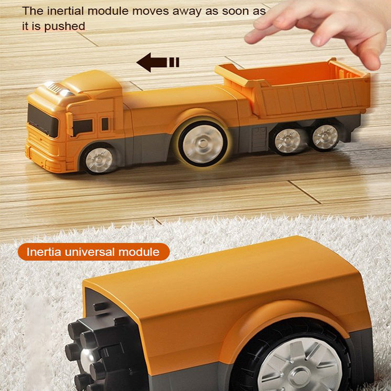 Magnetisches Transformation Technik Auto Zusammengebautes Spielzeug