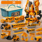 Magnetisches Transformation Technik Auto Zusammengebautes Spielzeug