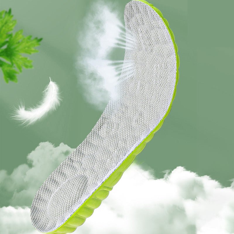 Unsichtbare, geruchshemmende, atmungsaktive, schweißabsorbierende, höhenvergrößernde Einlegesohlen