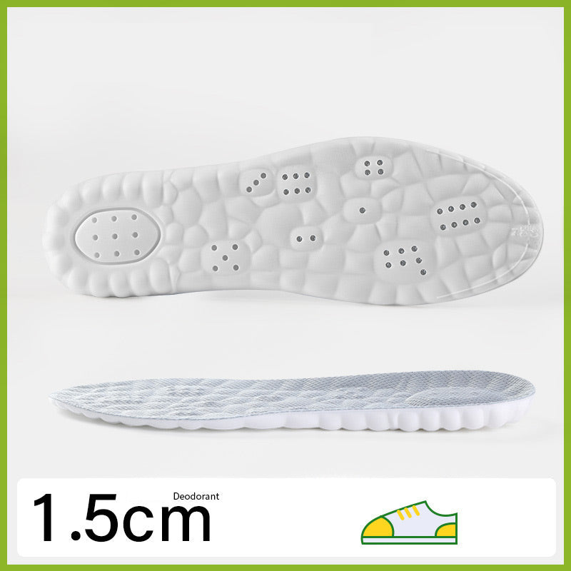 Unsichtbare, geruchshemmende, atmungsaktive, schweißabsorbierende, höhenvergrößernde Einlegesohlen