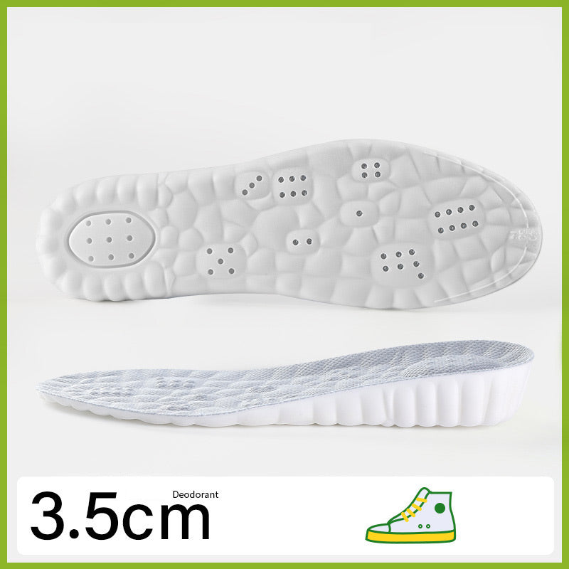 Unsichtbare, geruchshemmende, atmungsaktive, schweißabsorbierende, höhenvergrößernde Einlegesohlen