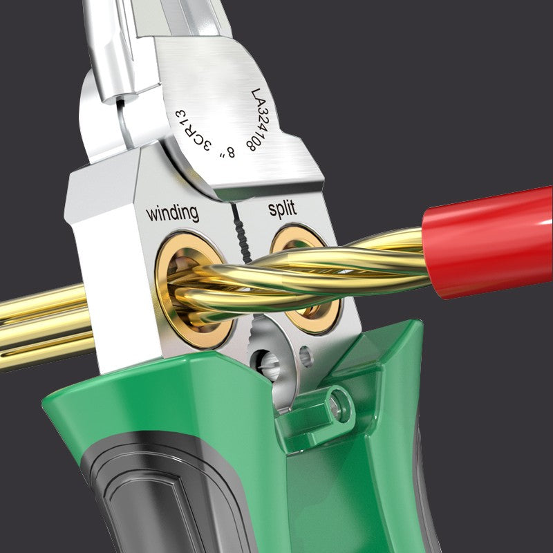 🔥8-in-1-Multifunktions-Drahtabisolierschere mit elektrischem Test