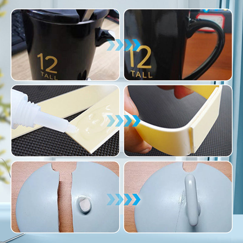 Stark haftender, schnelltrocknender Klebstoff