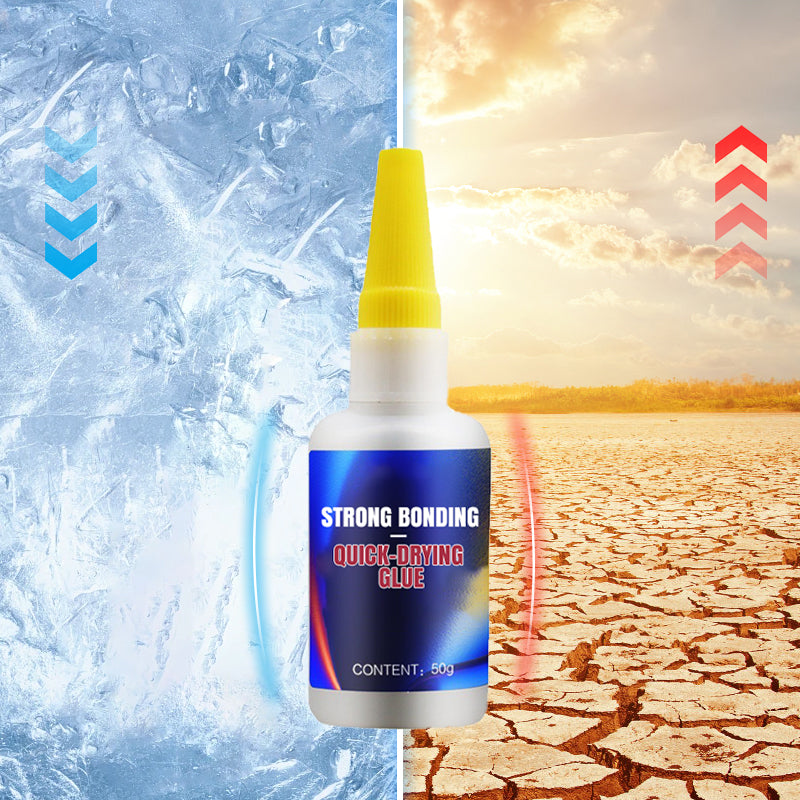 Stark haftender, schnelltrocknender Klebstoff