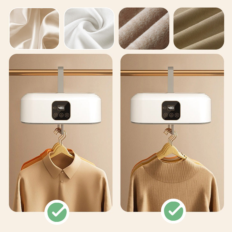 Tragbarer kompakter faltbarer elektrischer Wäschetrockner