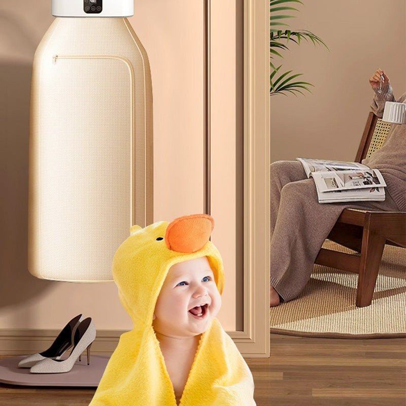 Tragbarer kompakter faltbarer elektrischer Wäschetrockner