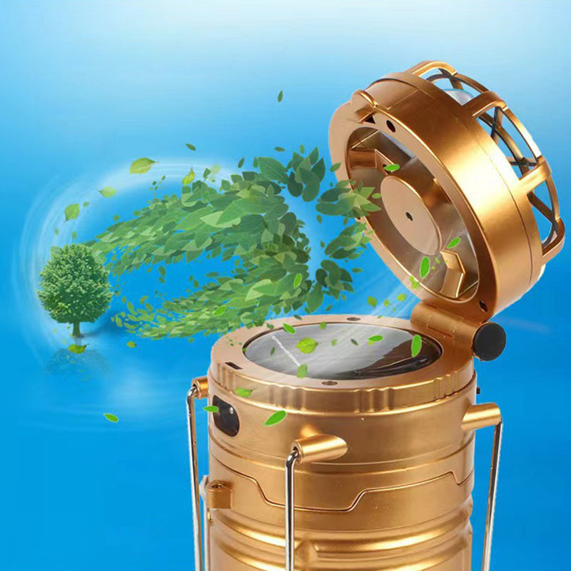 Multifunktions-Camping-Laterne - Solar & DC Wiederaufladbar