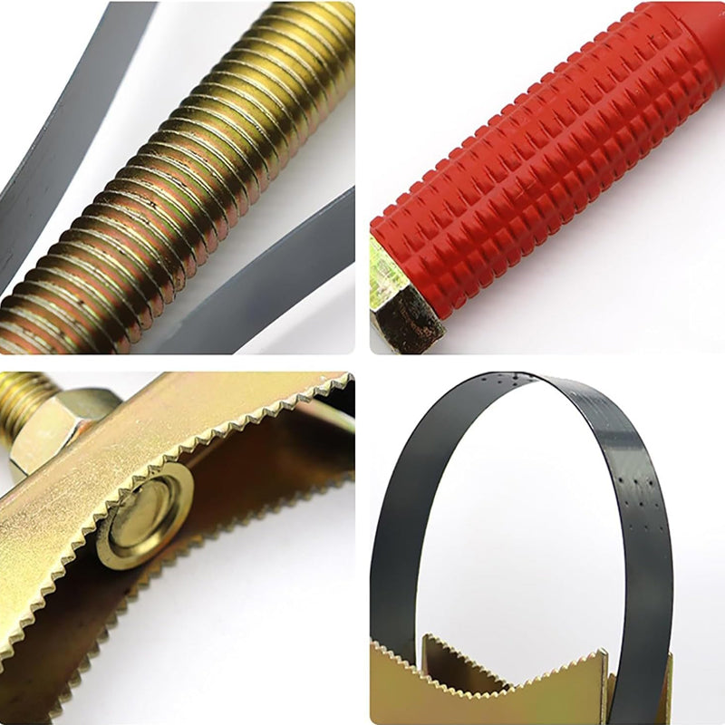 💥Auto-Ölfilterschlüssel mit verstellbarem Stahlriemen🚘