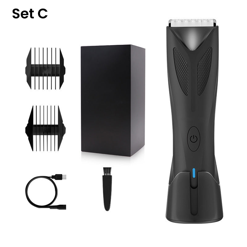 Multipurpose Waterproof Body Hair Trimmer Set for Men