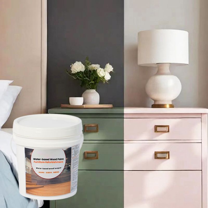 Holzfarbe auf Wasserbasis Möbelrenovierung