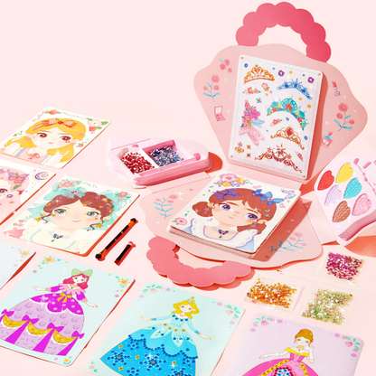 🔥Sonderangebot 49 % Rabatt💝3-in-1-Spielset zum Ankleiden und Schminken einer Prinzessin💅
